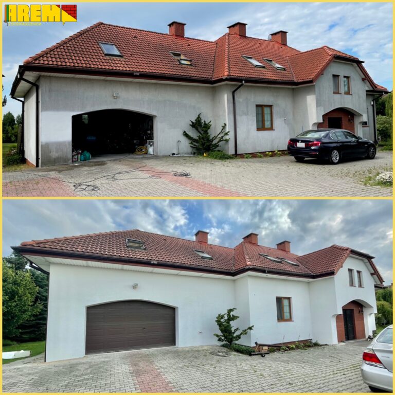 Aremo malowanie elewacji, domów